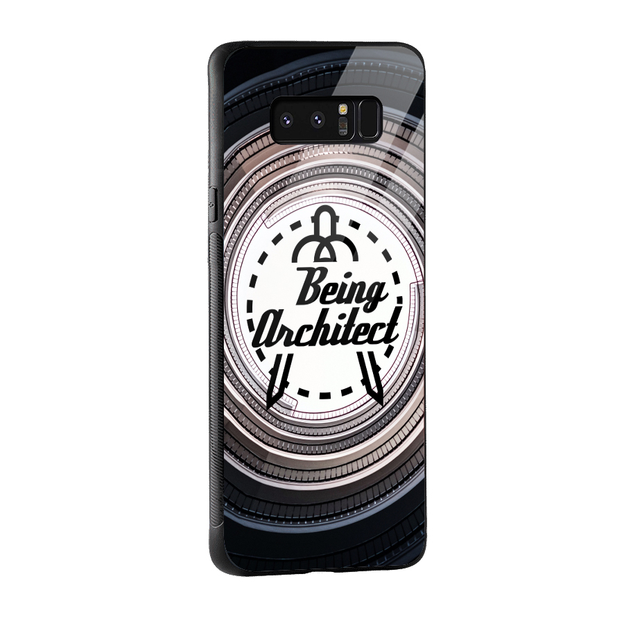 Being Architect Glass Back Case for Galaxy Note 8