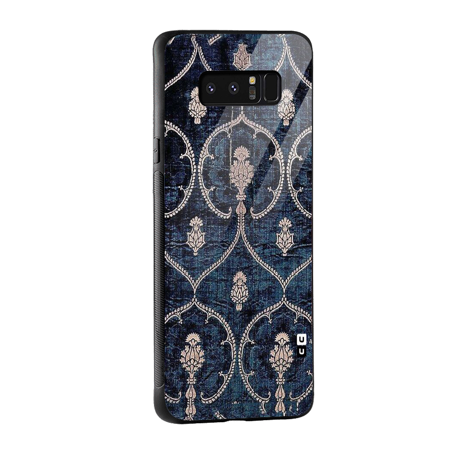 Blue Shade Rug Glass Back Case for Galaxy Note 8