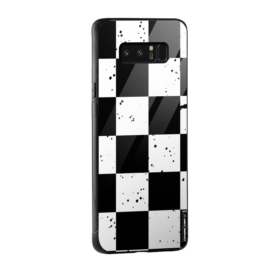 Check Mate Glass Back Case for Galaxy Note 8
