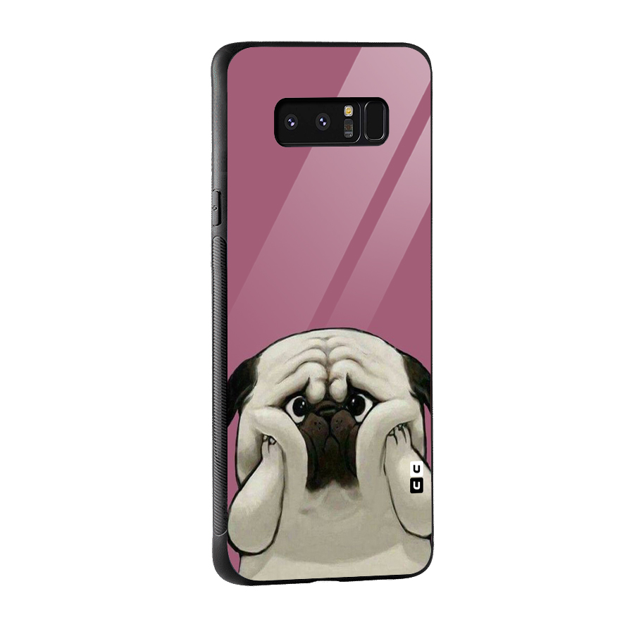 Chubby Doggo Glass Back Case for Galaxy Note 8