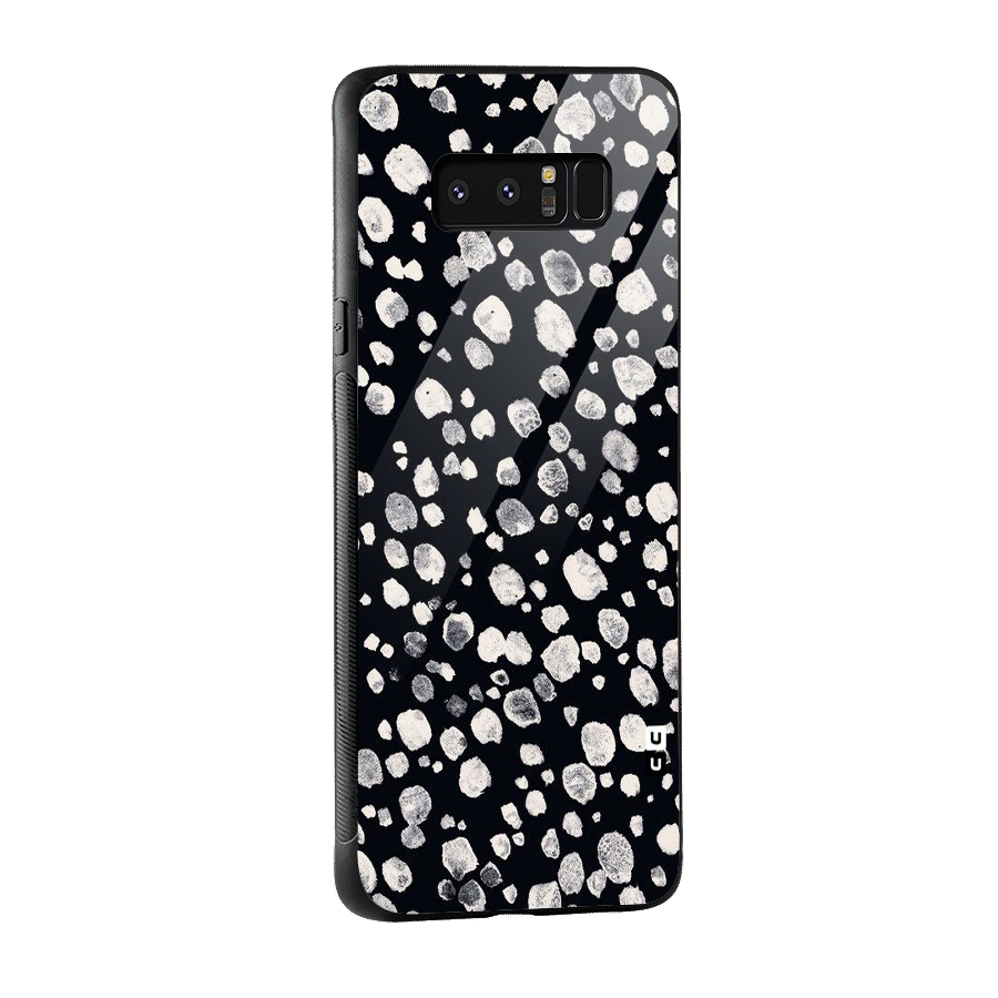 Classic Rocks Pattern Glass Back Case for Galaxy Note 8