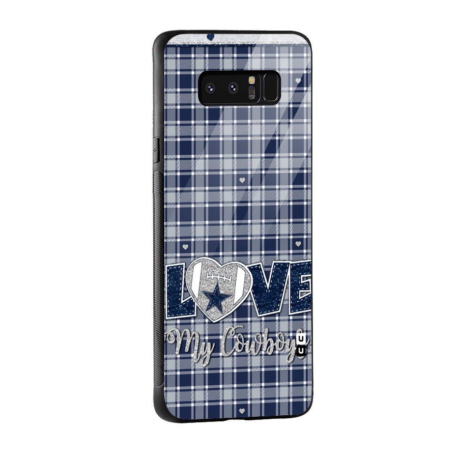 Cowboy Love Glass Back Case for Galaxy Note 8