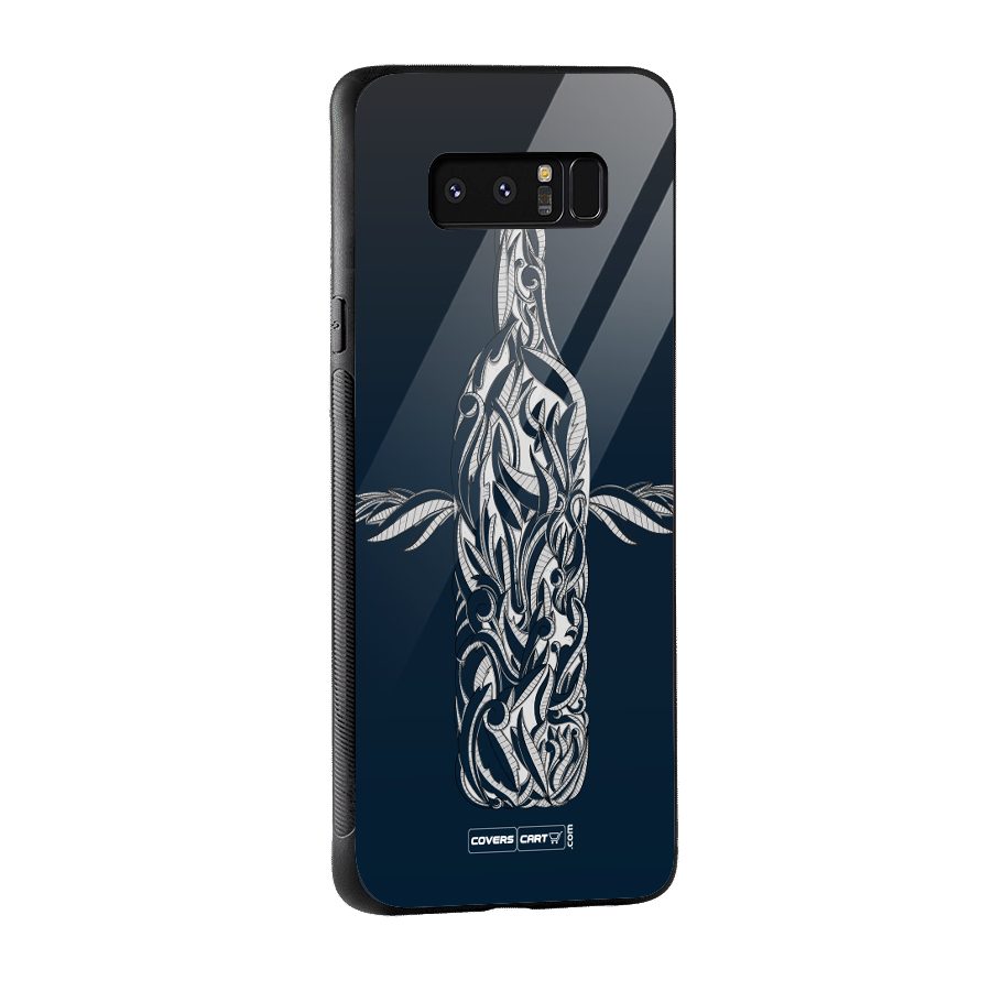 Creative Bottle Glass Back Case for Galaxy Note 8