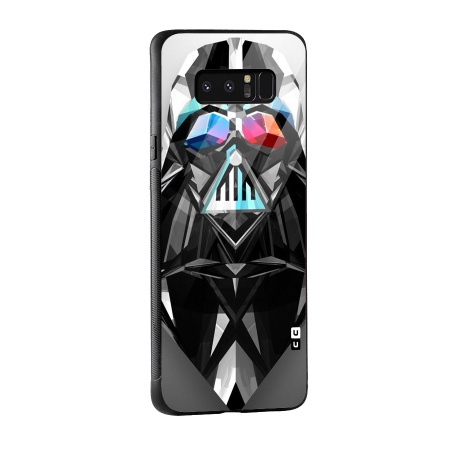 Crystal Robot Glass Back Case for Galaxy Note 8