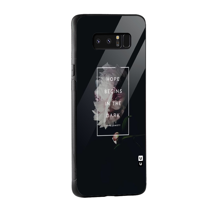 Dark Hope Glass Back Case for Galaxy Note 8