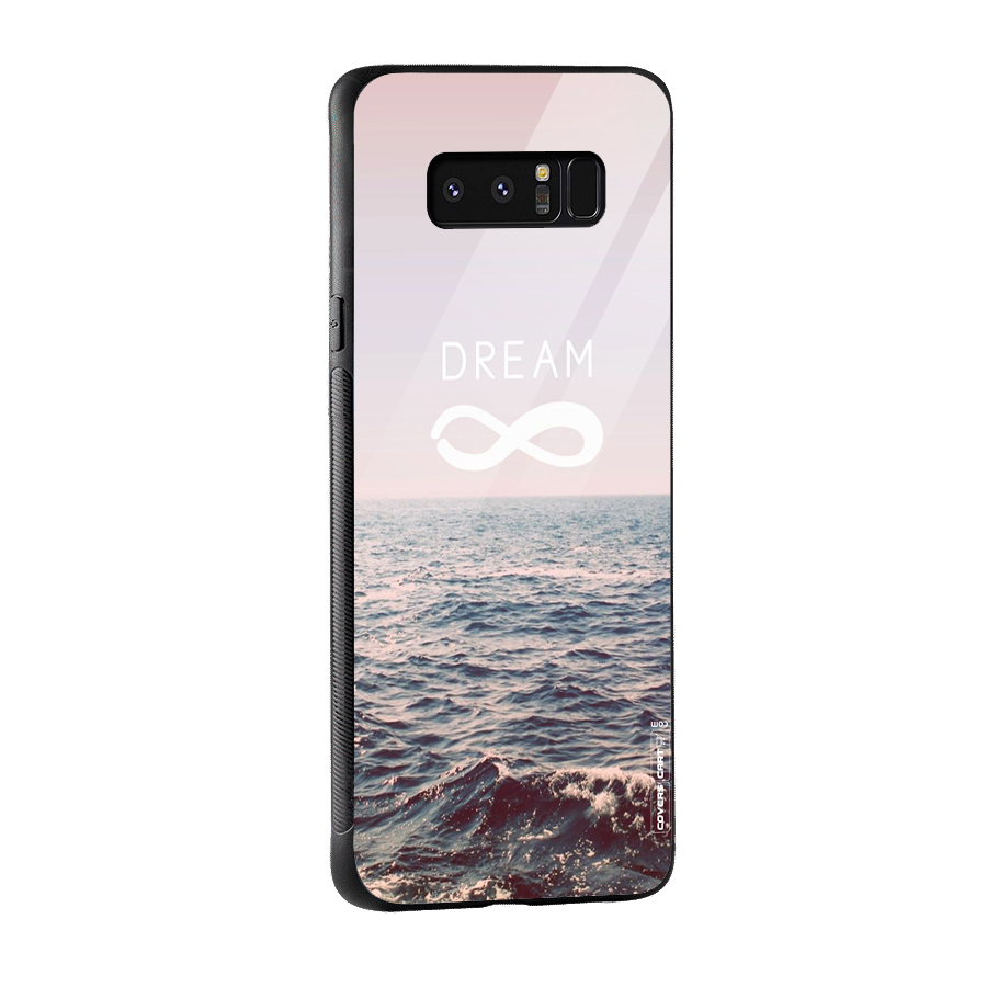 Dream Infinity Glass Back Case for Galaxy Note 8