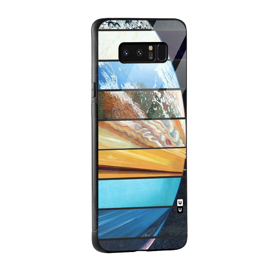 Earthly Design Glass Back Case for Galaxy Note 8