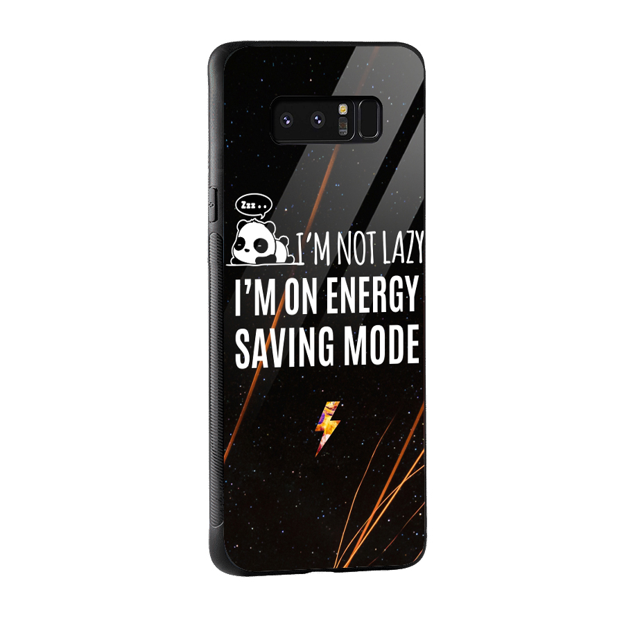 Energy Saving Mode Glass Back Case for Galaxy Note 8