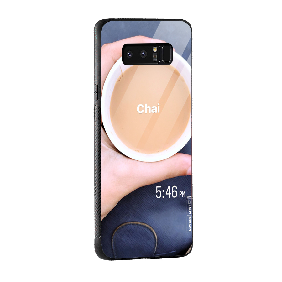 Evening Tea Glass Back Case for Galaxy Note 8