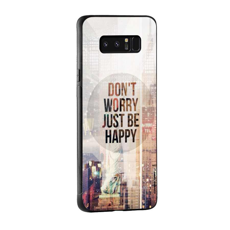 Feel Lively Glass Back Case for Galaxy Note 8