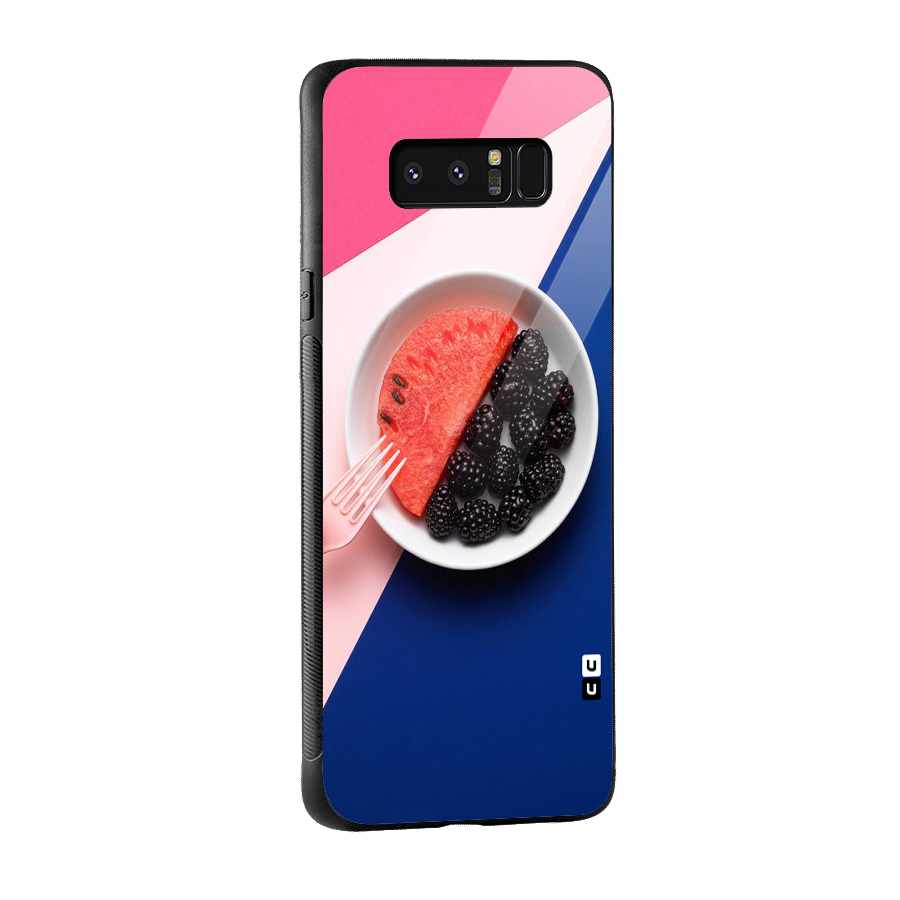 Fresh Fruit Season Glass Back Case for Galaxy Note 8