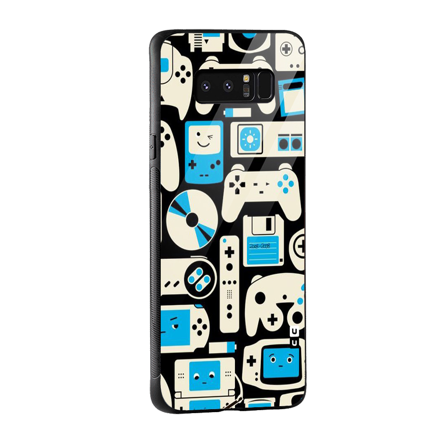 Gamers Glass Back Case for Galaxy Note 8