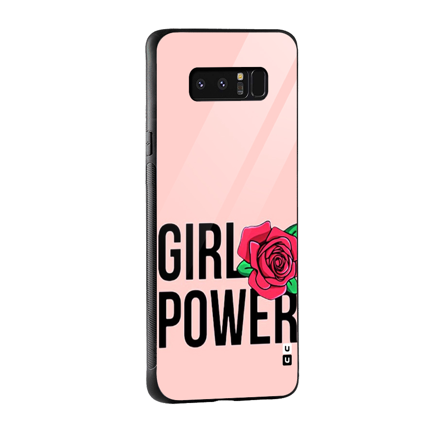 Girl Power Glass Back Case for Galaxy Note 8