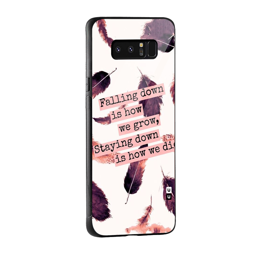Grow Glass Back Case for Galaxy Note 8