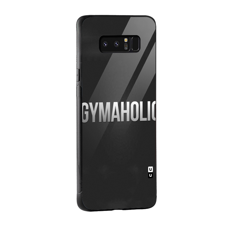 Gymaholic Glass Back Case for Galaxy Note 8