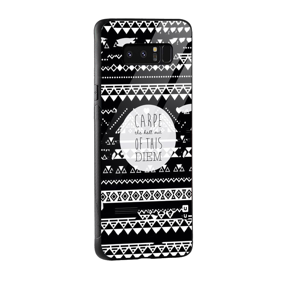 Hell Diem Glass Back Case for Galaxy Note 8