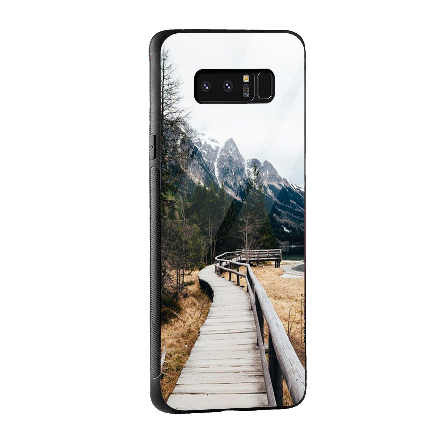 Just Wander Glass Back Case for Galaxy Note 8
