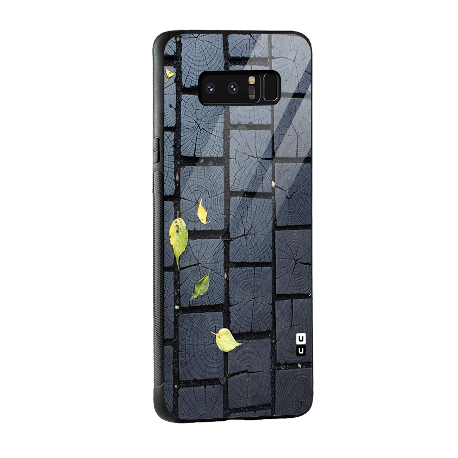 Leaf On Floor Glass Back Case for Galaxy Note 8