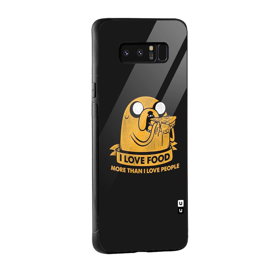 Love Food Glass Back Case for Galaxy Note 8