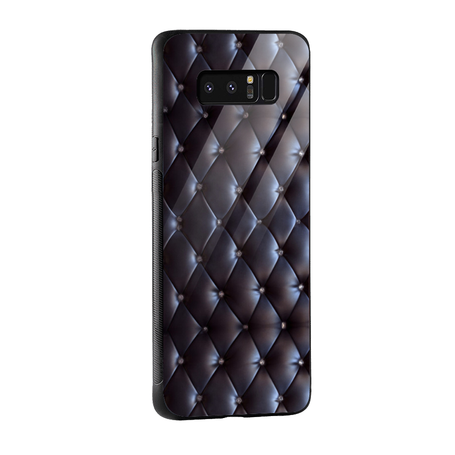 Luxury Pattern Glass Back Case for Galaxy Note 8