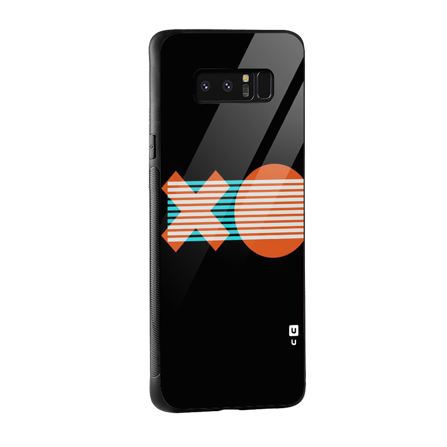 Minimal Art Glass Back Case for Galaxy Note 8