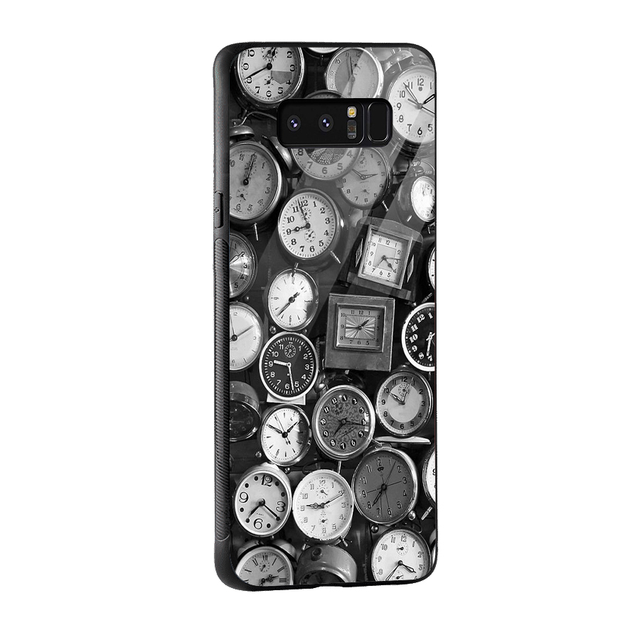 Monochrome Collection Glass Back Case for Galaxy Note 8