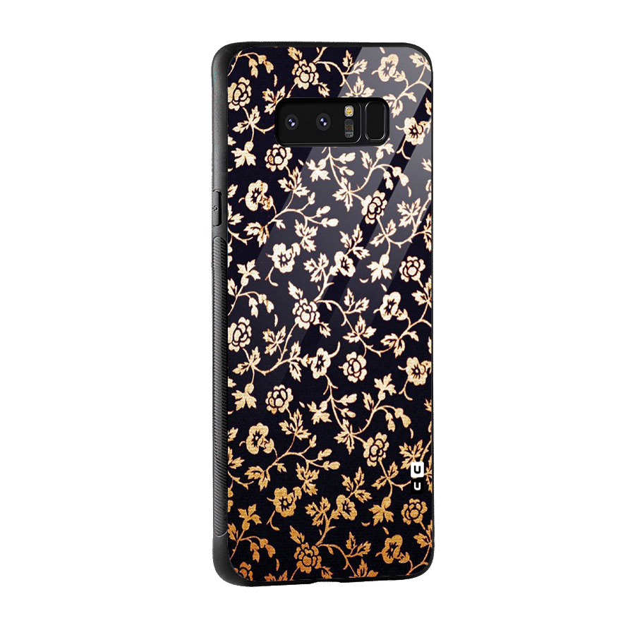 Most Beautiful Floral Glass Back Case for Galaxy Note 8