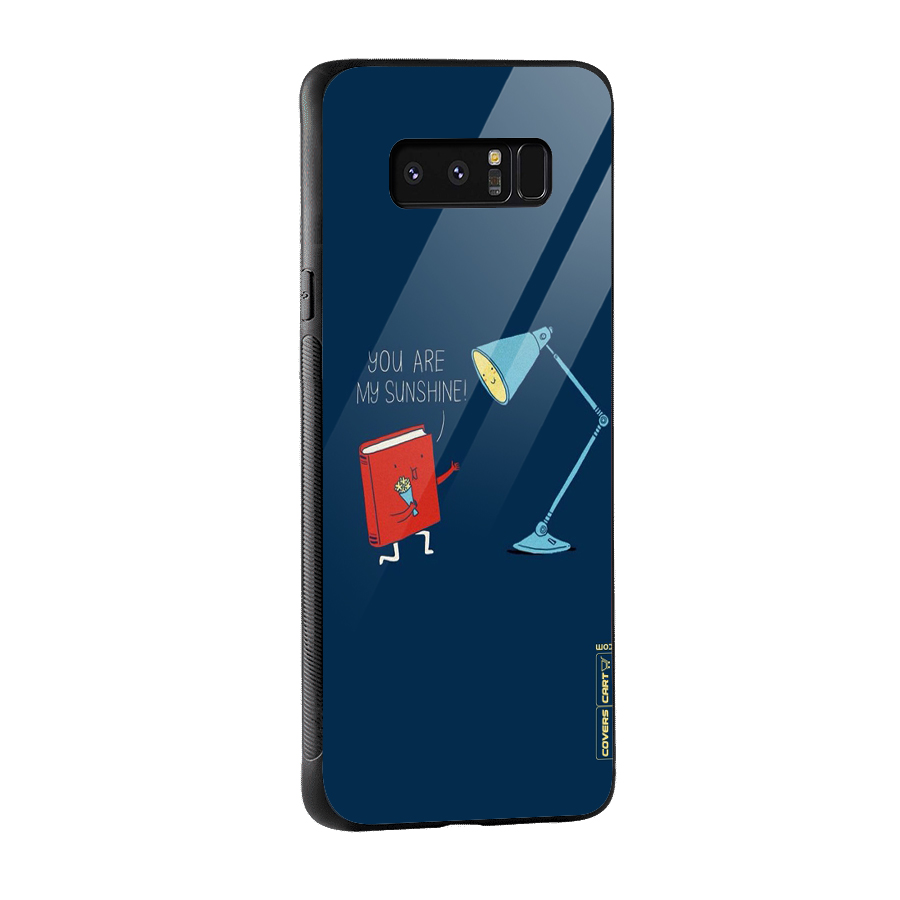 My Sunshine Glass Back Case for Galaxy Note 8
