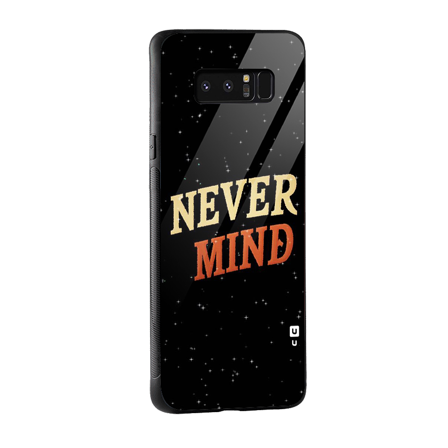 Never Mind Design Glass Back Case for Galaxy Note 8