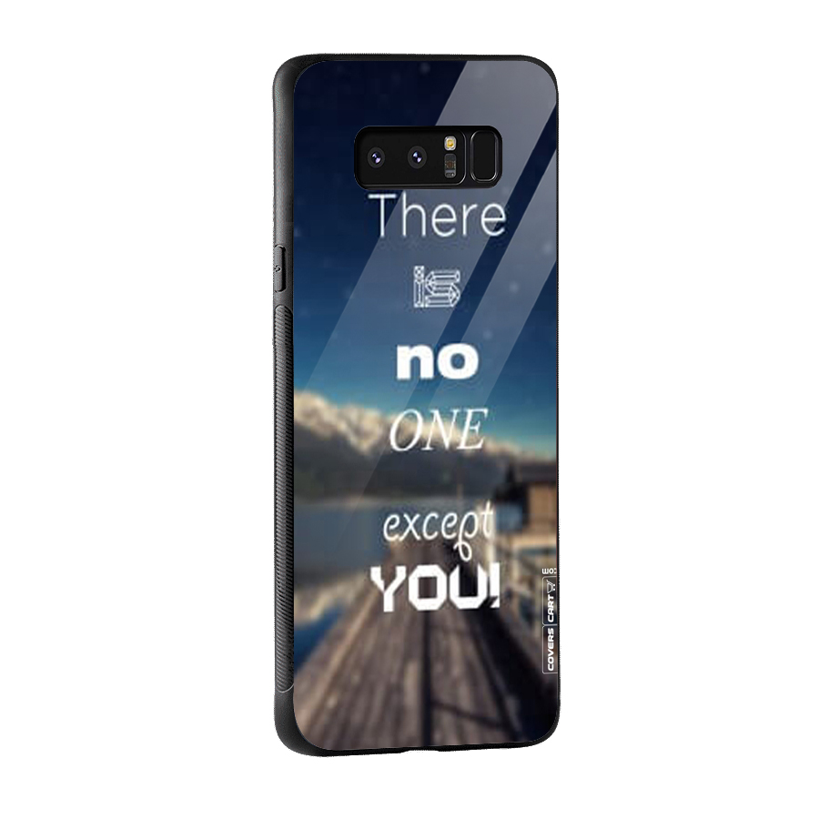 No One But You Glass Back Case for Galaxy Note 8