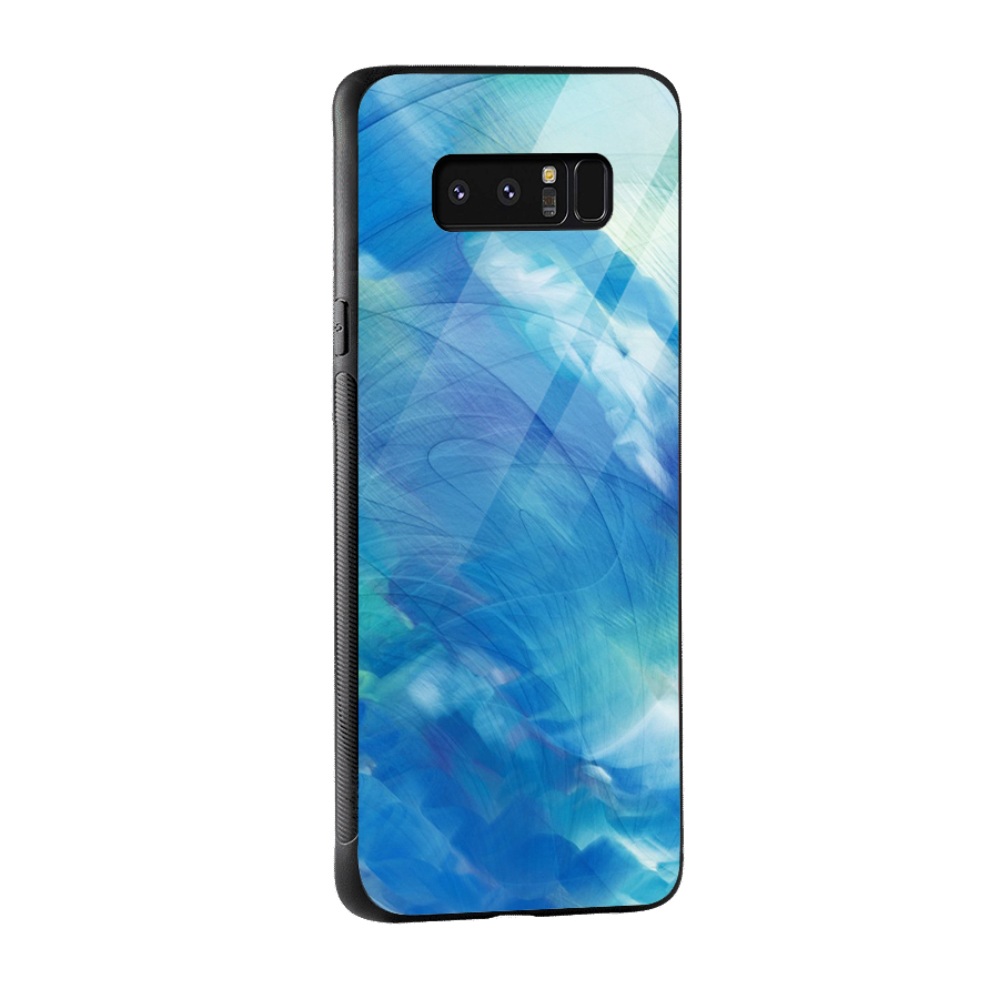 Ocean Mist Glass Back Case for Galaxy Note 8