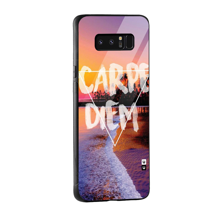 Oceanic Diem Glass Back Case for Galaxy Note 8