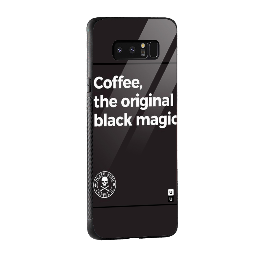 Original Black Magic Glass Back Case for Galaxy Note 8