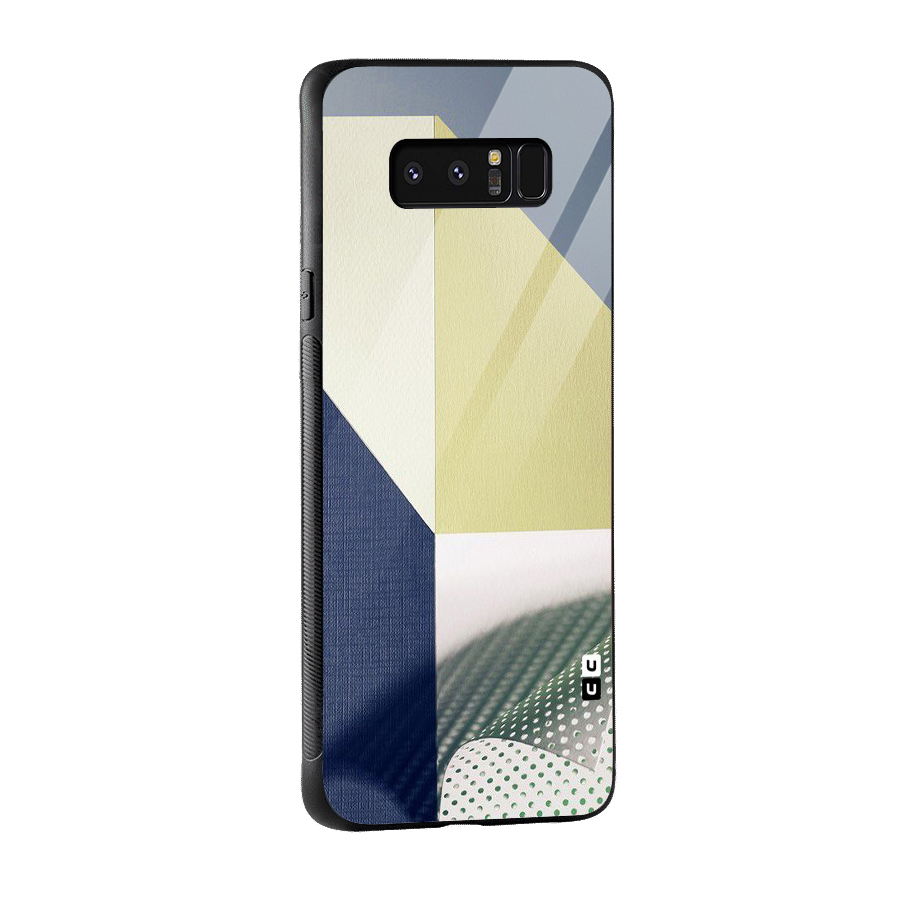 Paper Art Glass Back Case for Galaxy Note 8