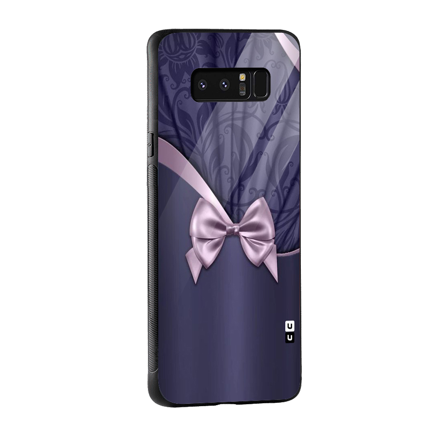 Pink Ribbon Glass Back Case for Galaxy Note 8