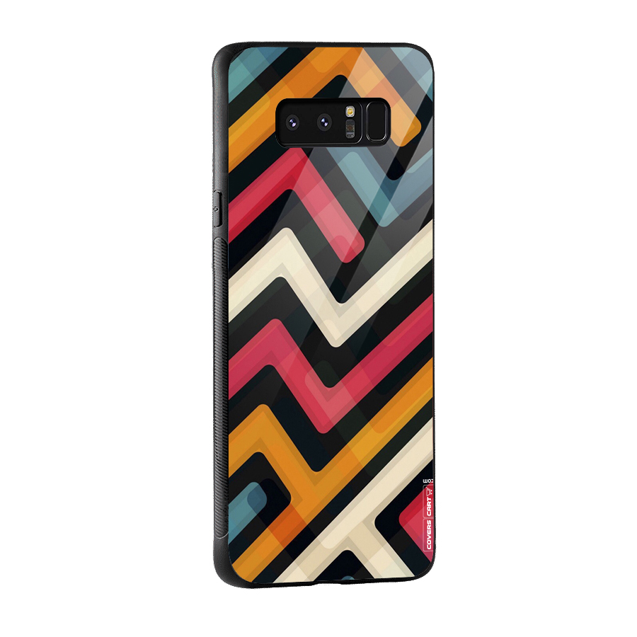 Pipelines Glass Back Case for Galaxy Note 8