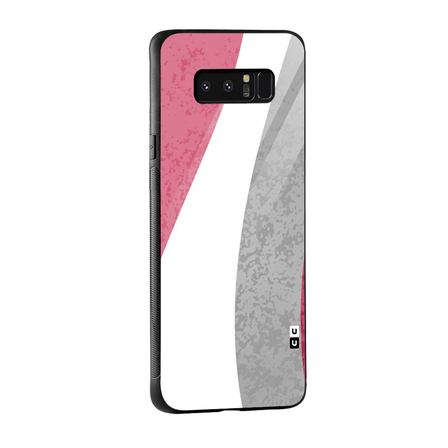 Pretty Flow Design Glass Back Case for Galaxy Note 8
