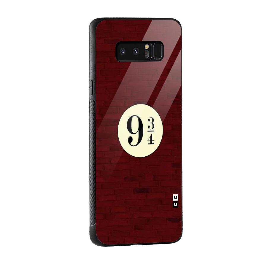 Red Wall Express Glass Back Case for Galaxy Note 8