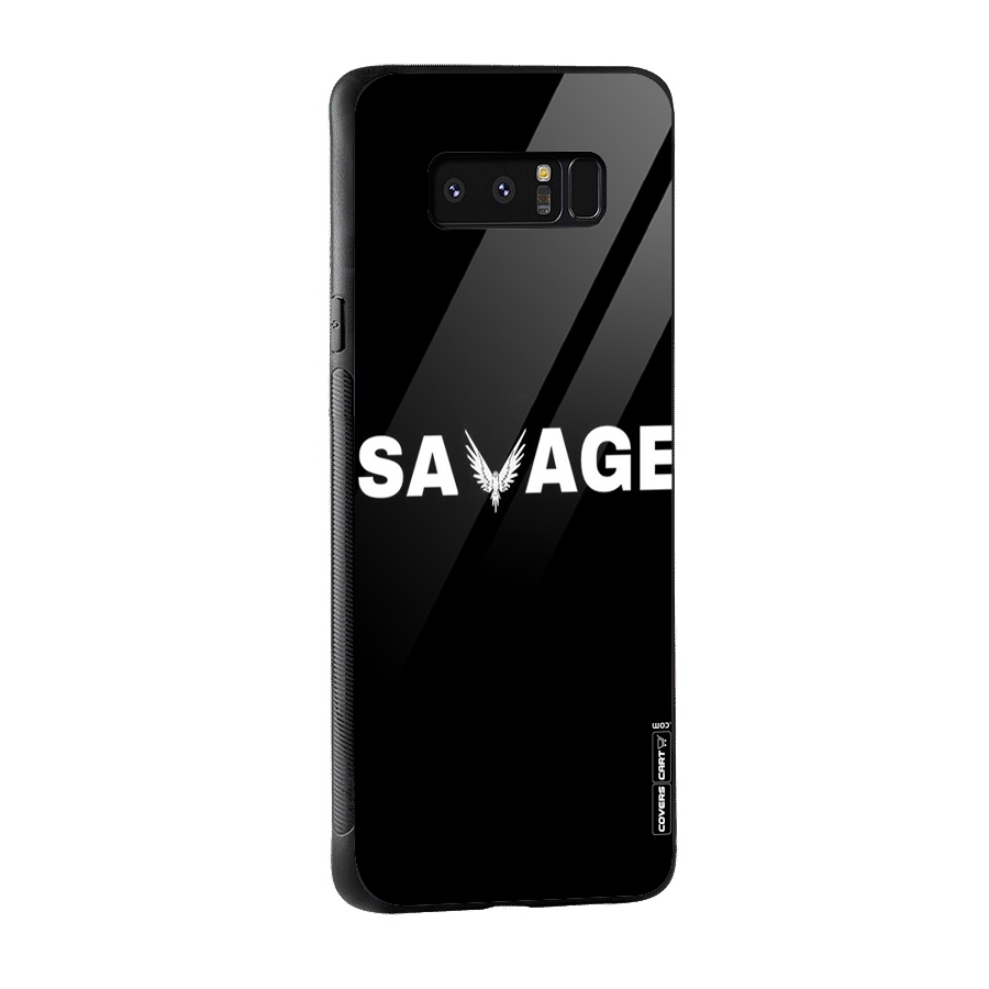 Savage Glass Back Case for Galaxy Note 8