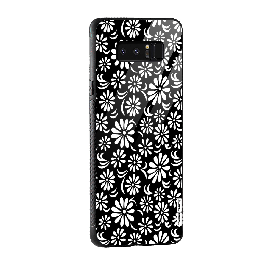 Sea Shell Abstract Art Glass Back Case for Galaxy Note 8