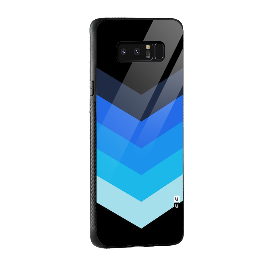 Shades Colors Glass Back Case for Galaxy Note 8