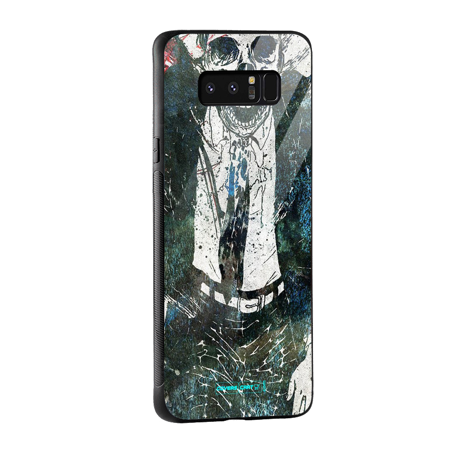 Skeleton in a Suit Glass Back Case for Galaxy Note 8