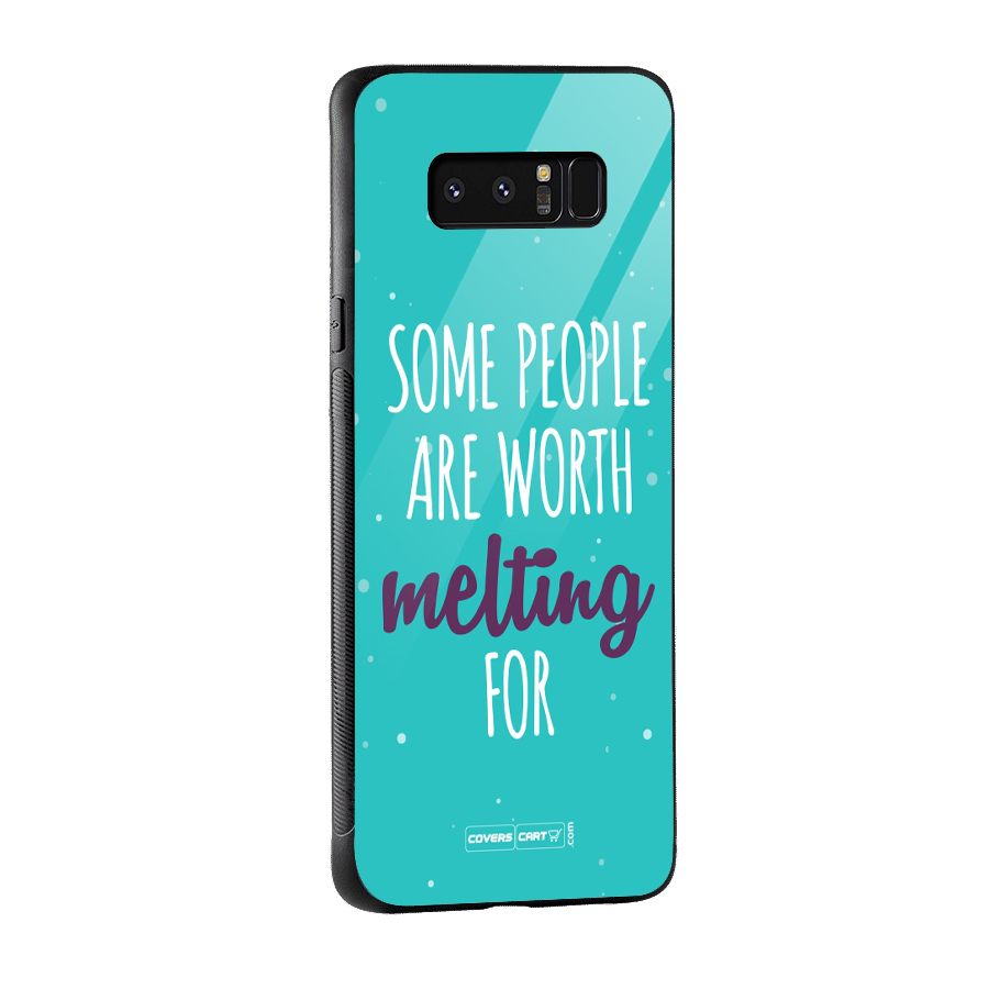 Some People Are Worth Melting For Glass Back Case for Galaxy Note 8