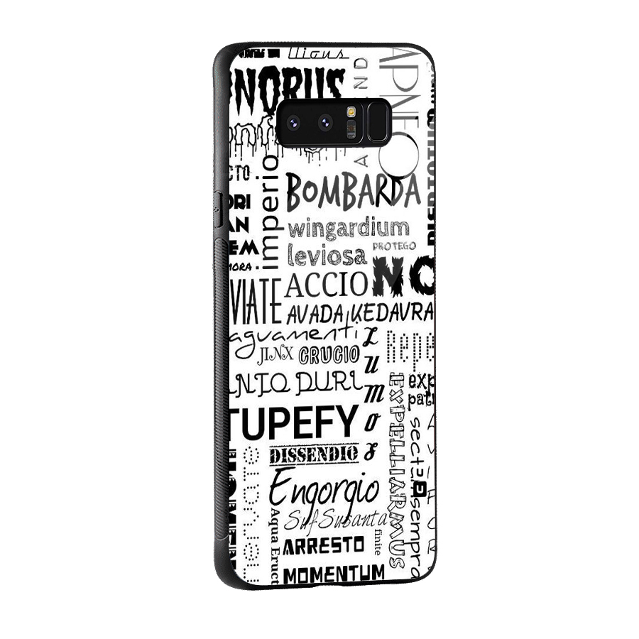Stupefy Glass Back Case for Galaxy Note 8