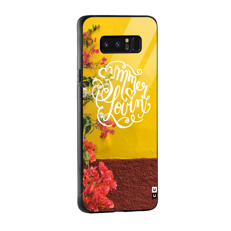 Summer Lovin Glass Back Case for Galaxy Note 8