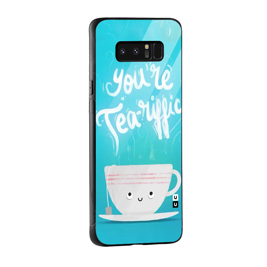 Tea-rific Glass Back Case for Galaxy Note 8