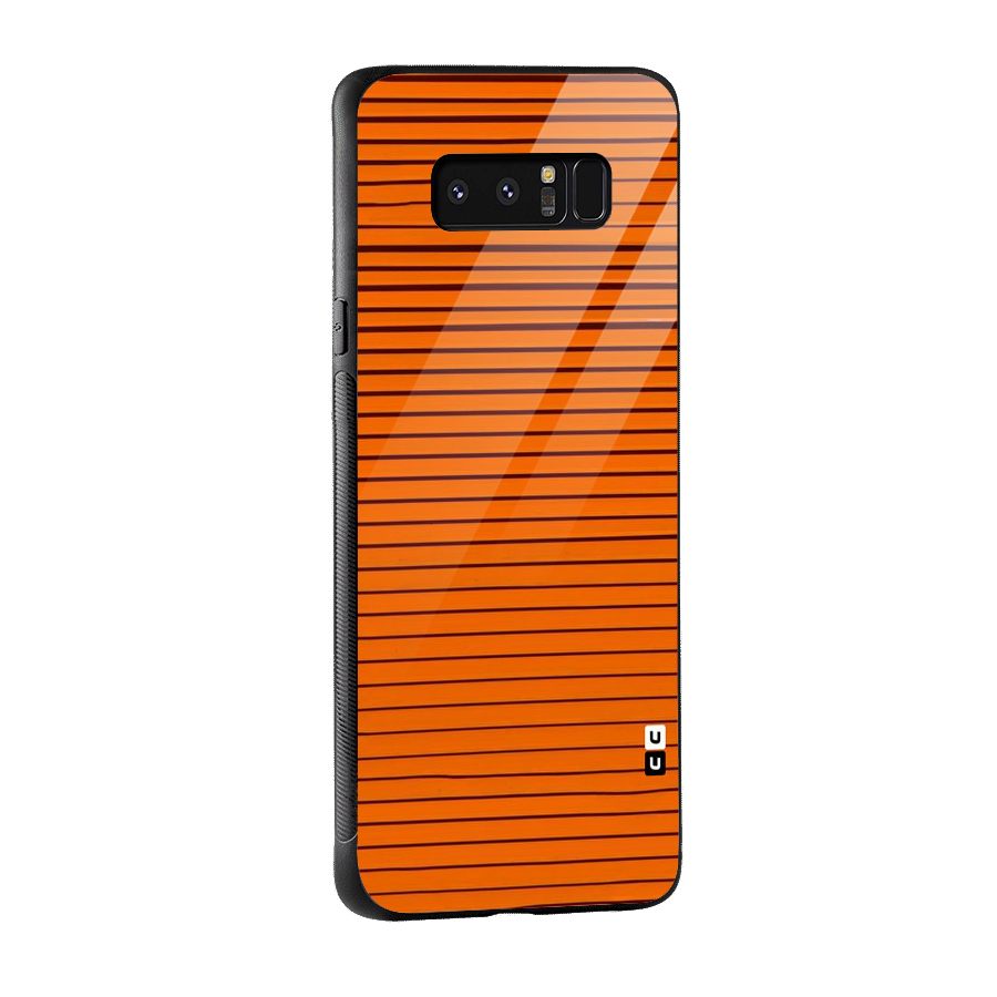 Trippy Stripes Glass Back Case for Galaxy Note 8