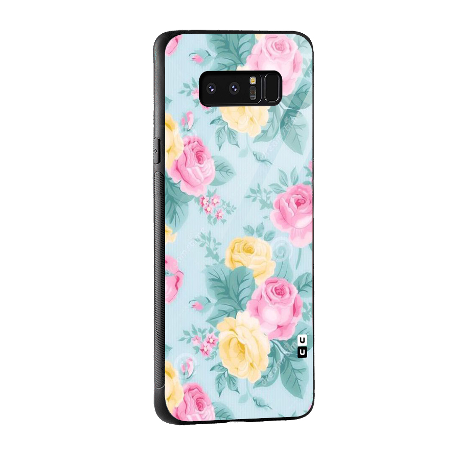 Vintage Pastels Glass Back Case for Galaxy Note 8