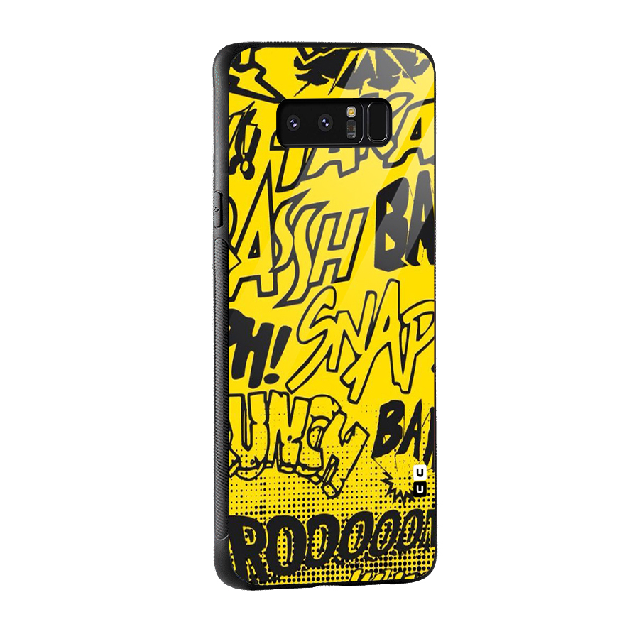 Vroom Snap Glass Back Case for Galaxy Note 8