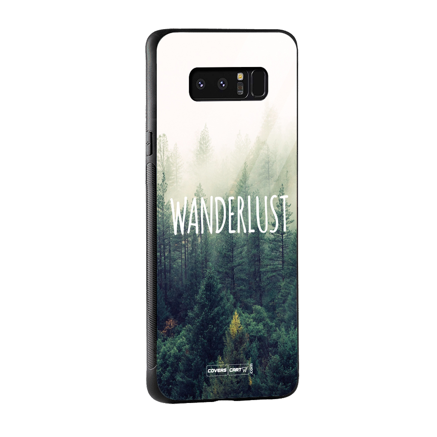 Wanderlust Glass Back Case for Galaxy Note 8
